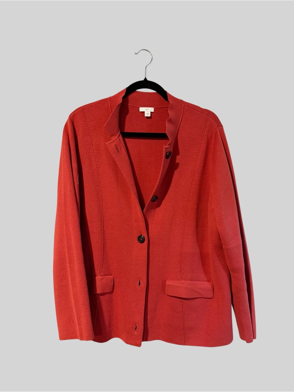 J. Jill cinnamon Button-Front Blazer